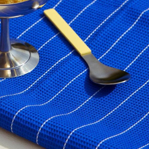 HAY | Canteen Tea Towel - Blue Pinstripe