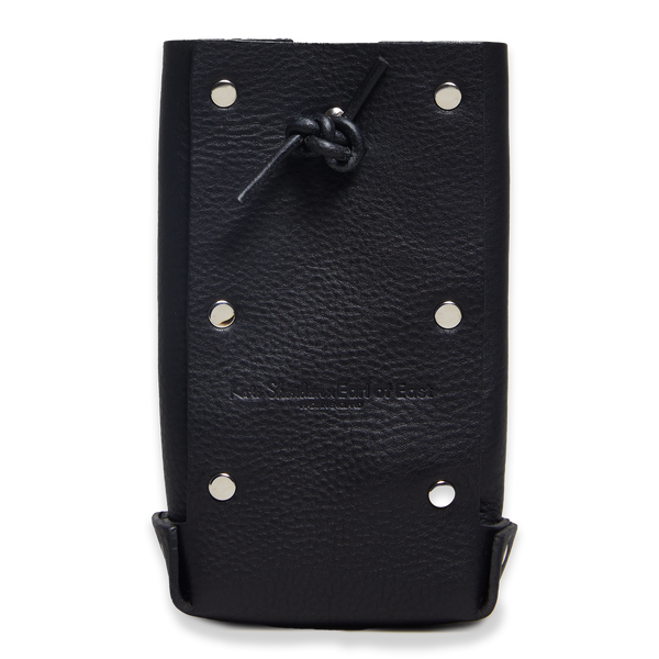 Earl of East x Kate Sheridan | Leather Jigsaw Pouch - Tumbled Black