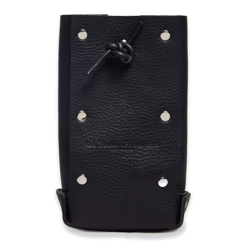 Earl of East x Kate Sheridan | Leather Jigsaw Pouch - Tumbled Black