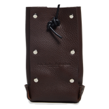 Earl of East x Kate Sheridan | Leather Jigsaw Pouch - Tumbled Brown