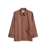 HAY | Outline Pyjama - Long Sleeve Shirt - Milk Chocolate