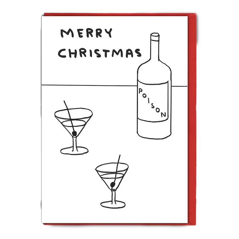 David Shrigley | Christmas Poison Christmas Card