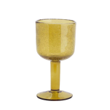 Madam Stoltz | Coloured Wine Glass - Amber