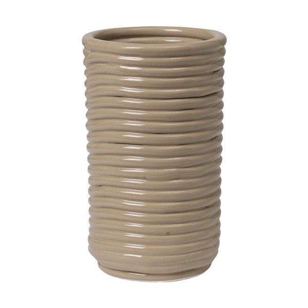 ferm LIVING | Corduroy Vase - Cashmere