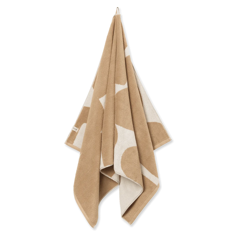 ferm LIVING | Ebb Bath Towel - Sand/Off-White