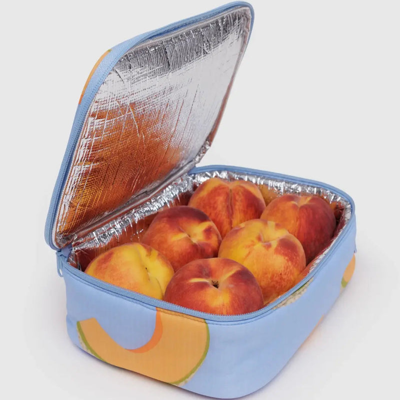 BAGGU | Lunch Box - Cantaloupe Blue