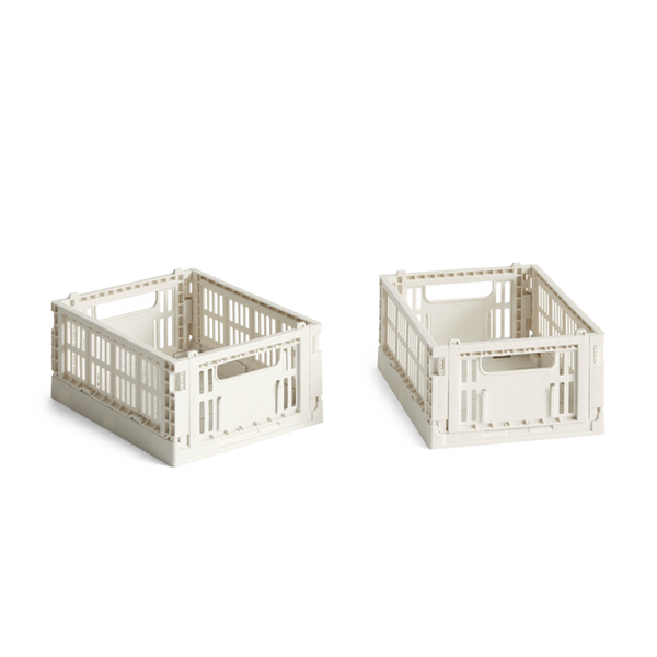 HAY | Colour Crate - Mini Set of 2 - Off-White