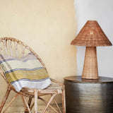 Madam Stoltz | Table Lamp - Rattan