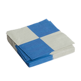 HAY | Pattern Dinner Napkins - Set of 20 - Grey and Blue Check