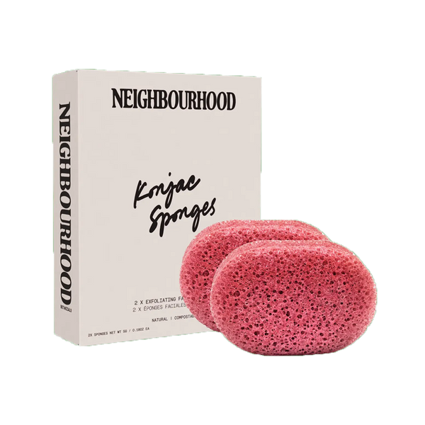 Neighbourhood Botanicals | Exfoliating Facial Konjac Sponge - Pack of 2