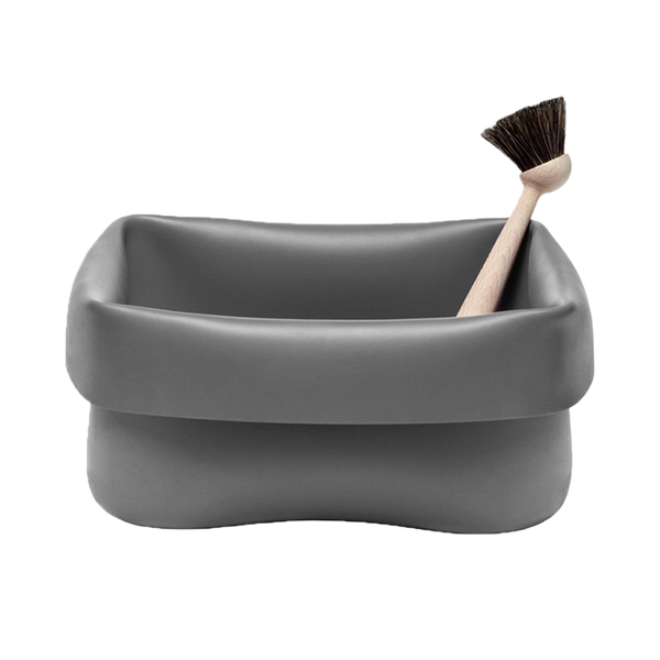 Normann Copenhagen | Washing-up Bowl and Brush - Grey