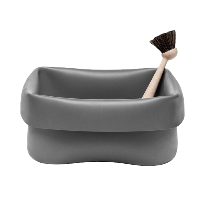 Normann Copenhagen | Washing-up Bowl and Brush - Grey