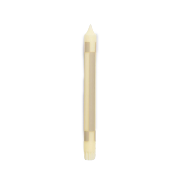 HAY | Pattern Candle Stick - Single Candle - Cream & Sand