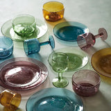 Madam Stoltz | Coloured Glass Lunch Plate - Amber