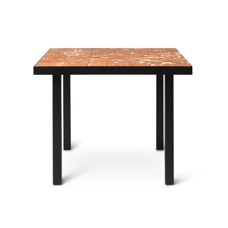 ferm LIVING | Flod Small Table - Terracotta and Black