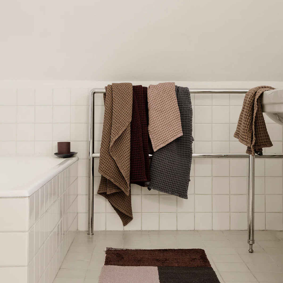 Ferm living waffle towel sale