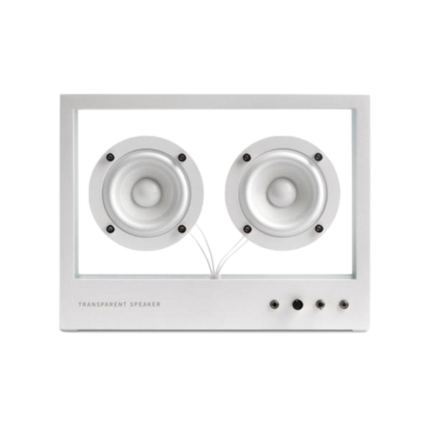 Transparent | Small Transparent Speaker - White | Earl of East